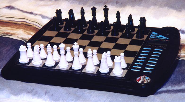 Alexandra Talking Tabletop Chess Computer (large image) - click to return to Alexandra review